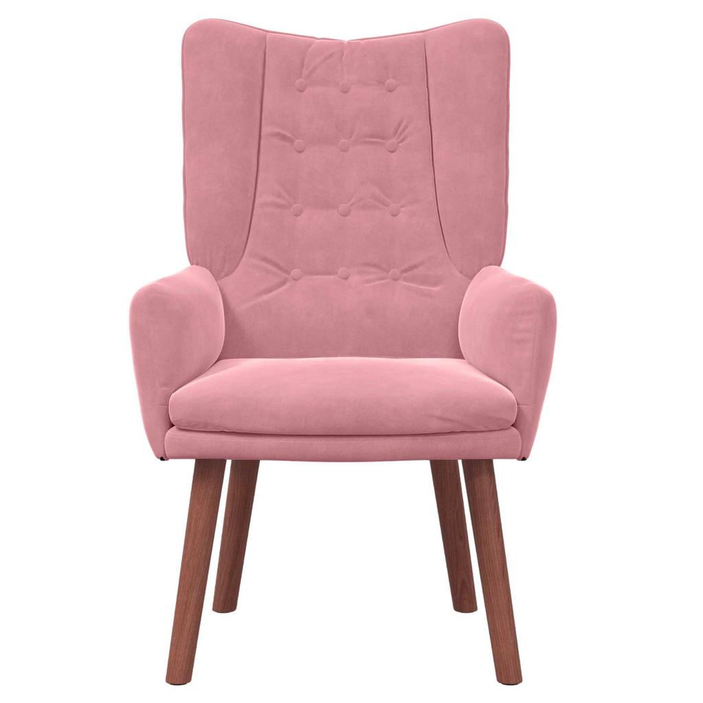 Armchair Pink 63 x 67 x 94 cm Velvet