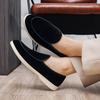 Fashion Men Loafers Business Shoes Suede Leather Soft Sole Male Casual Shoes Retro Flat Dress Shoes Moccasins Designer Slip on Men Shoe