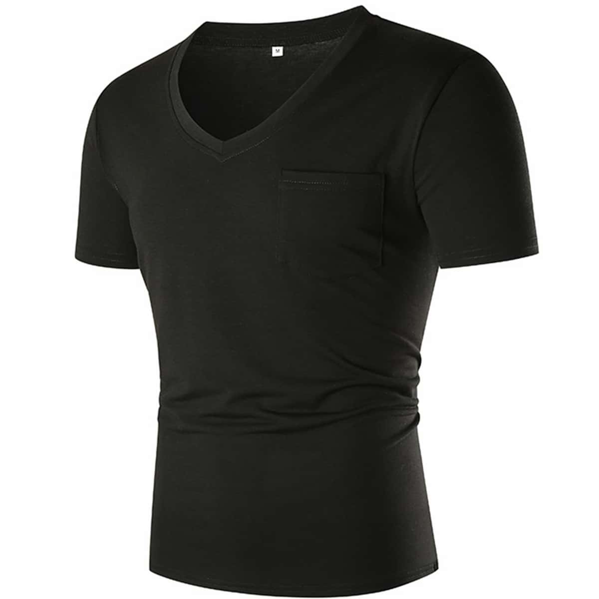 

Европейская модная одежда Softstyle Мужская рубашка поло с коротким рукавом S чёрный