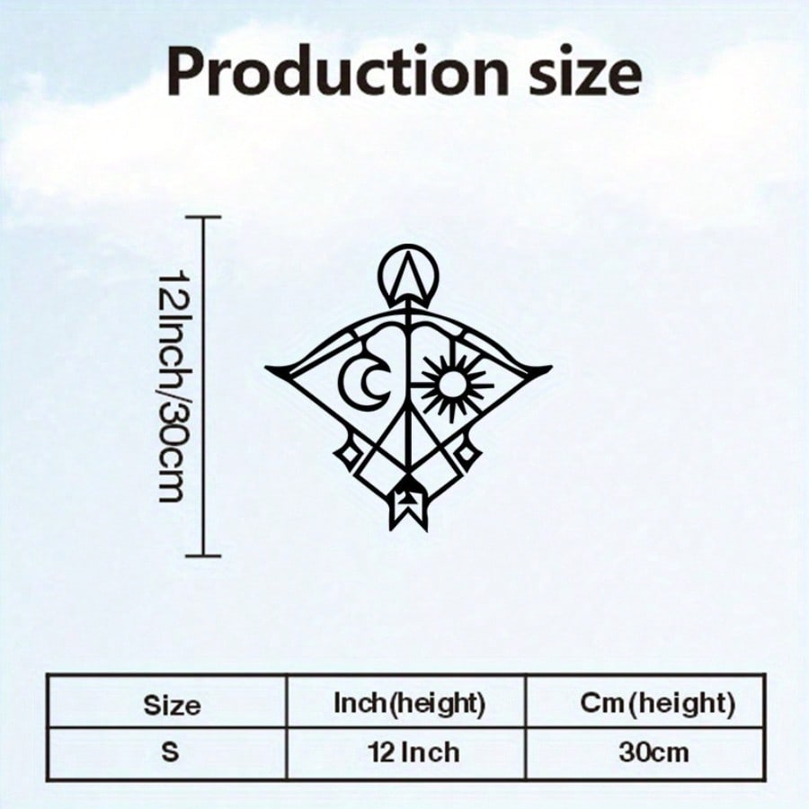 

Sagittarius Zodiac Iron Wall Art Vintage Centaur Decor Gift різнокольоровий