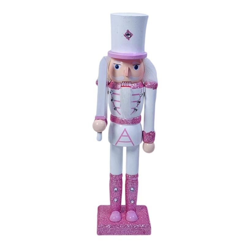 Christmas Theme Figurine Wood Decorations Statue for Office Unique Desktops Ornament Tabletop Decorative Sculpture