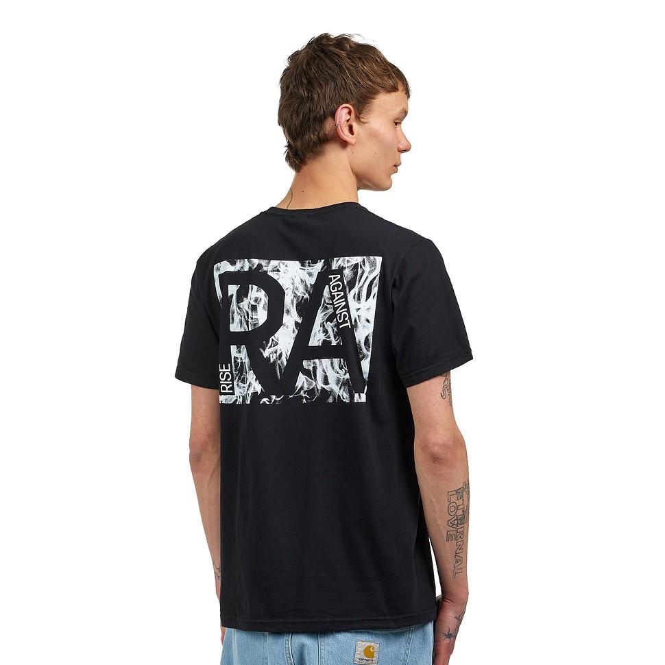 Rise Against Nowhere Generation Flame T-Shirt Black- S