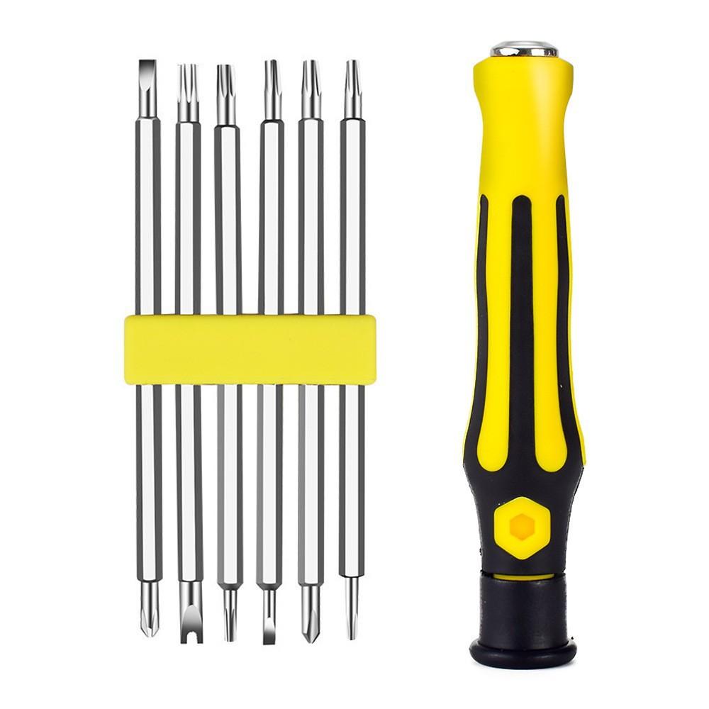 

12-In-1 Screwdriver Set, Special-shaped Batch, A Complete Set of U-type Insert Board Screwdriver Y-type Home Appliance Repair 12 in 1 OPP bag