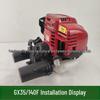 GX35140F Elektrischer Starter Seilzug-Baugruppe für Viertakt-Benzinmotor Rasenmäher