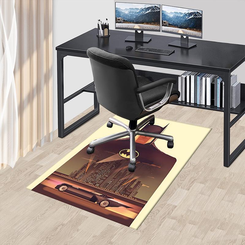 

Batman,Gotham City Office Carpet Chair Mats, Home Decor Dormitory Floor Protector With Anti-Skid Backing, Large Area Coverage, Christmas Dec 60cm by 90cm