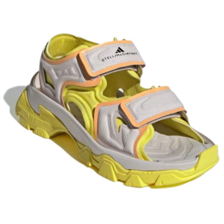 New Adidas Stella McCartney X Adidas Women's Hika Outdoor Sandal 'Chalk Pearl Bright Yellow' IF1534