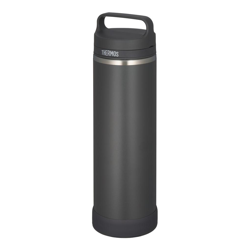 Thermos Vacuum Insulated Portable Mug with Carry Smoke SMB Handle, 1L, Black, JOW-1000