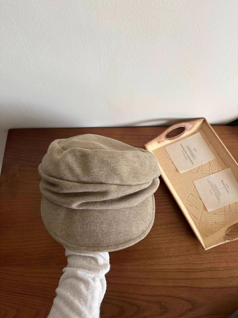 Japanese Retro Equestrian Hat Suede Duck Tongue Beret Women'S Casual Versatile Spring And Autumn Octagonal Hat Shows Small Face