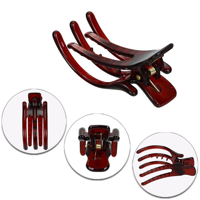 2 piezas/lote Pinzas de Plástico Minimalistas para Coleta de Mujer Accesorios de Peinado para Chicas
