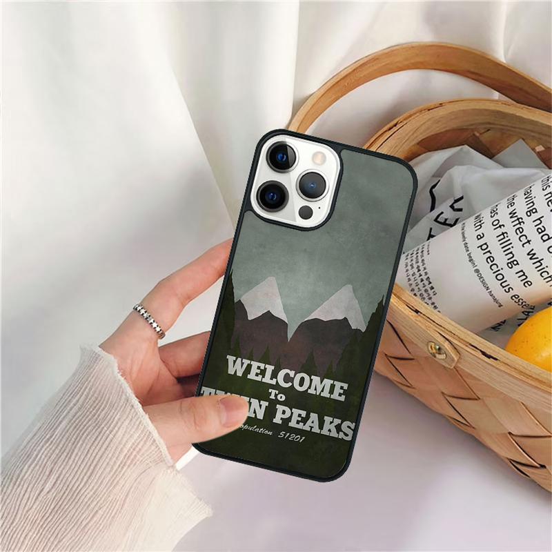 twin peaks Mobile Celular Phone Cases for iPhone 17 Air 16 15 14 12 13 PLUS 11 PRO MAX Coque Fundas