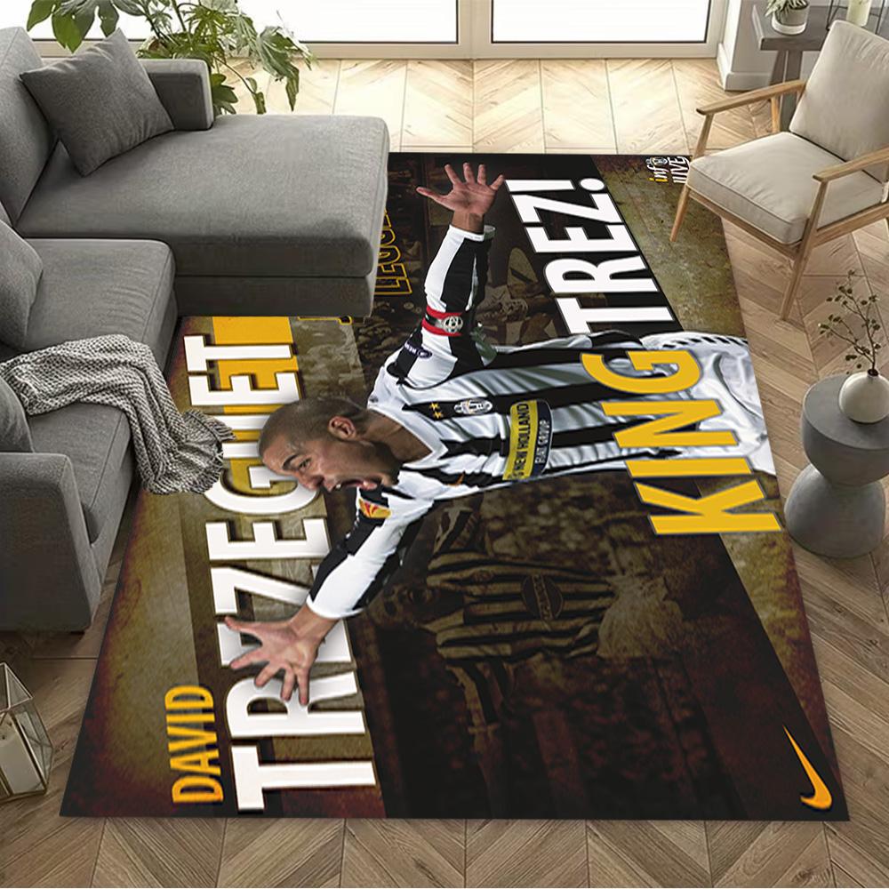 Dynamic Soccer Kick Floor Mat Suitable for Bedrooms Foyer Decorate room Entryway Anti-slip Rug Anime Office Decor Best for Christmas