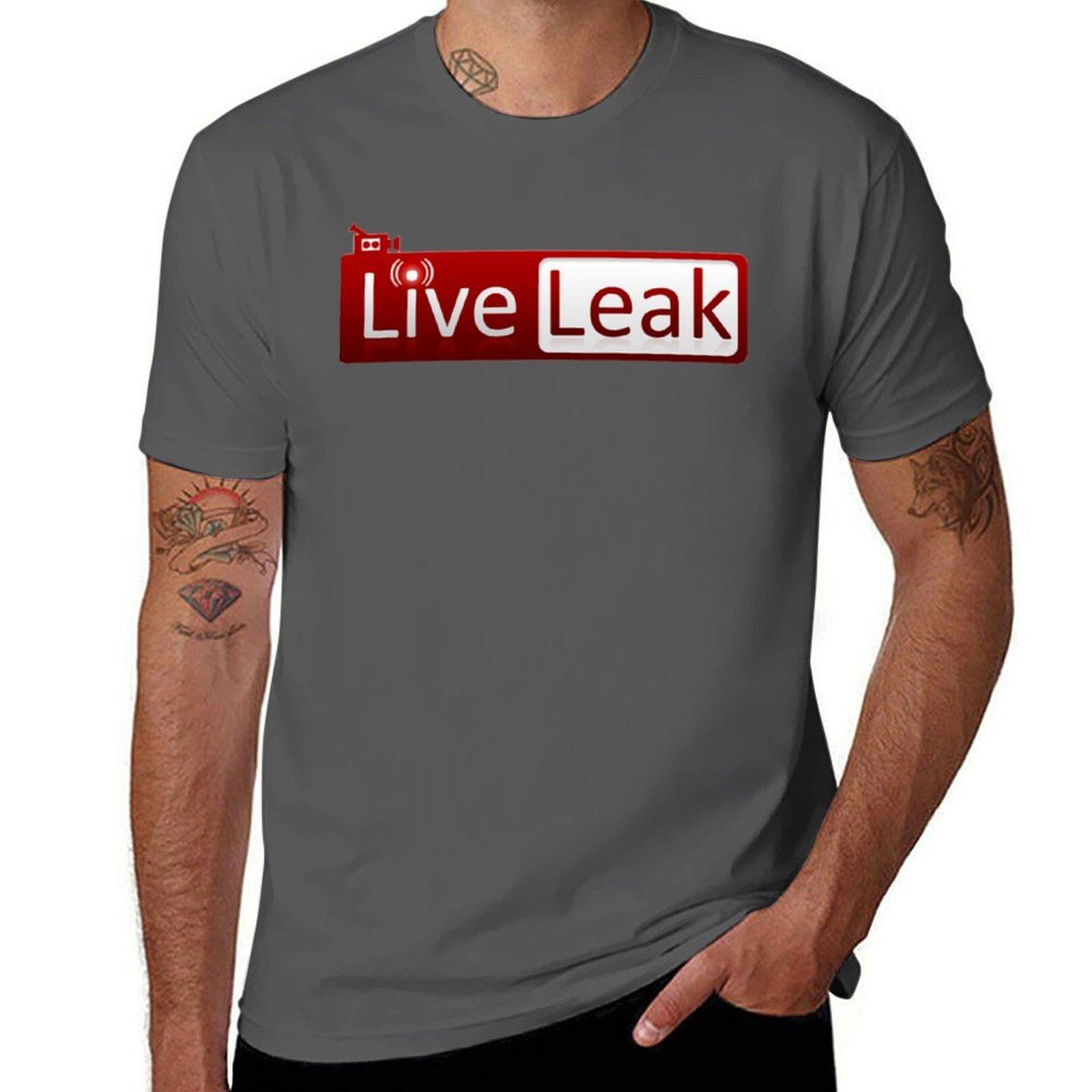 Футболка Live Leak мужская футболка хлопковая мужская футболка графическая футболка 4XL