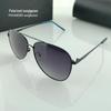 Polarized Aviator Retro Metal Sunglasses with Frog Mirror - Adult Size