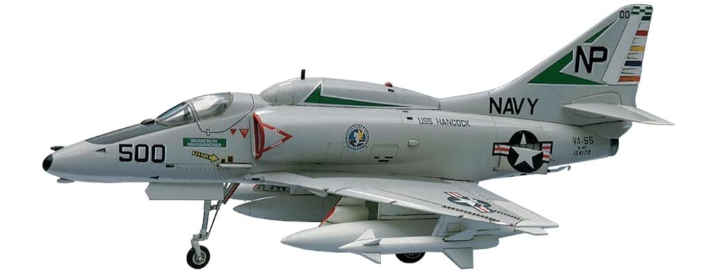 Hasegawa Scale US Navy Skyhawk Plastic Model B9 1/72 A-4E/F
