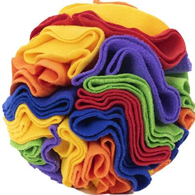 Boom Boompo nos psa zabawka do pracy piłka węchowa gra kulka z przekąskami kulka do wąchania, mieszane kolory, sztuka 1