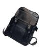Men's Trendy Large Capacity Leather School, Business & Travel Backpack