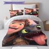 Sådan Træner Du Din Drage Hikke & Tandløs Dynebetræk & Pudebetræk, HTTYD Fan Sengetøj, Ideel Gave.chl