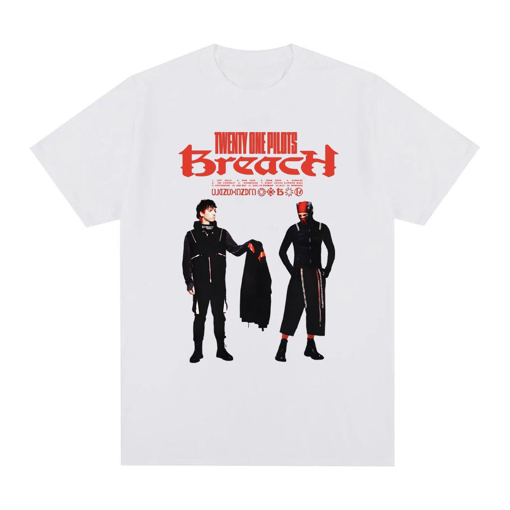 Twenty One Pilots- BREACH T Shirt 2025new Short Sleeve Singer's Same StyleTee-shirt Graphic Printing High Quality Summer Tshirt