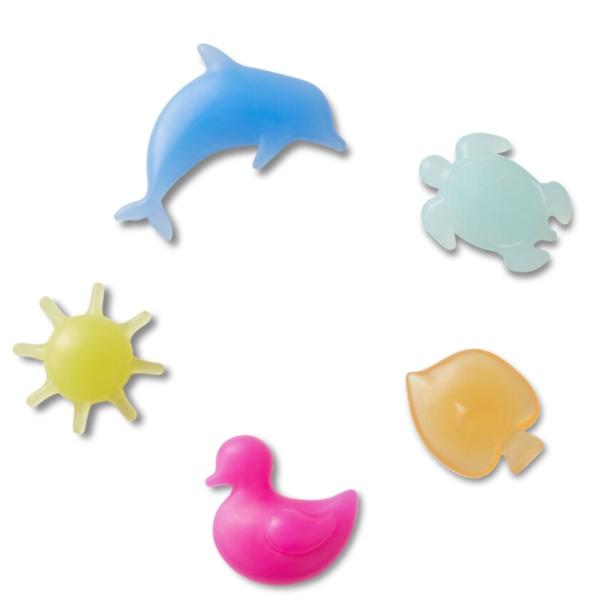 Crocs Squishy Summer Gibbitz Set Of 5 10015424