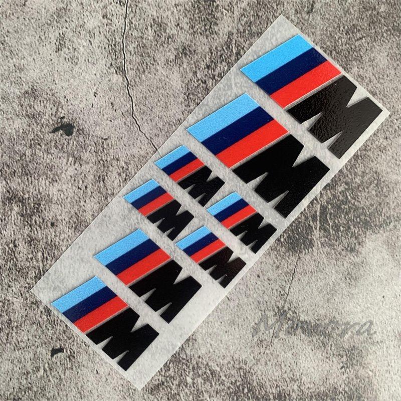 New Reflective Car Motorcycle Sticker Decals Tank Stickers For Bmw M 50TH Power Performance E28 E30 E34 E36 E46 E60 E90 F84 DE9