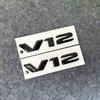 V12 Logo Auto Blatník Boční Znak Zadní Kufr Znak Samolepka pro Mercedes Benz S Třída S400 S300 S600 W210 W212 W204 W205 W207 W168
