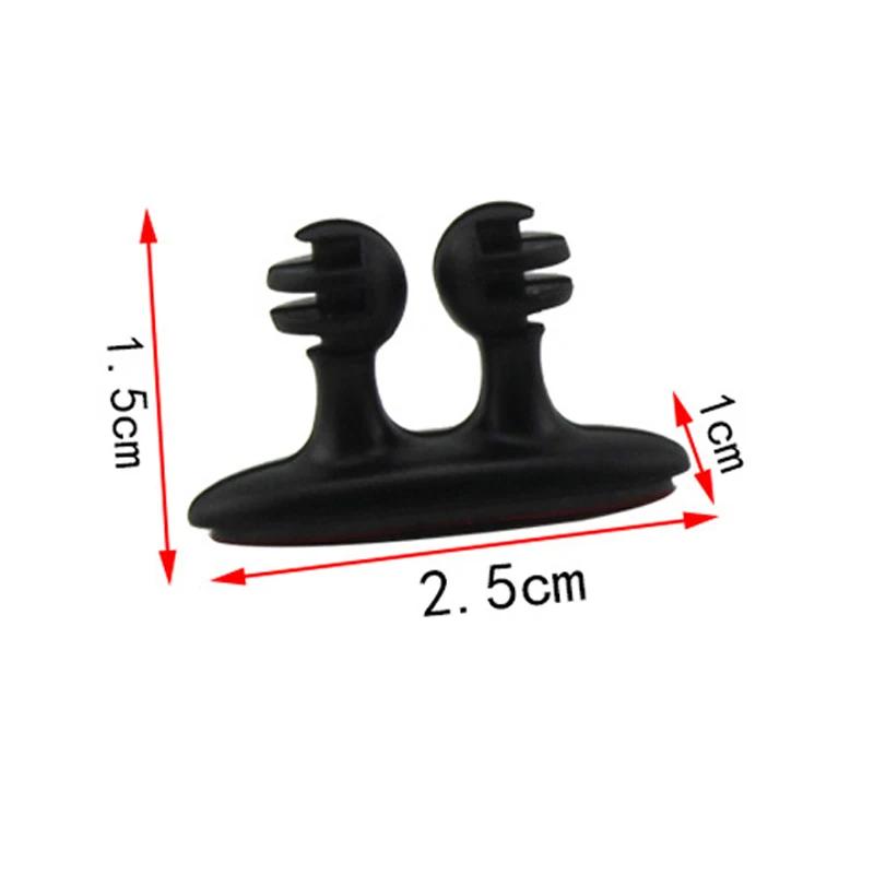 10/20/50Pcs Cable Clamp Universal Car Wire Organizer Holder Bracket Mini Charger Cables Manager Auto Accessories Interior Decor
