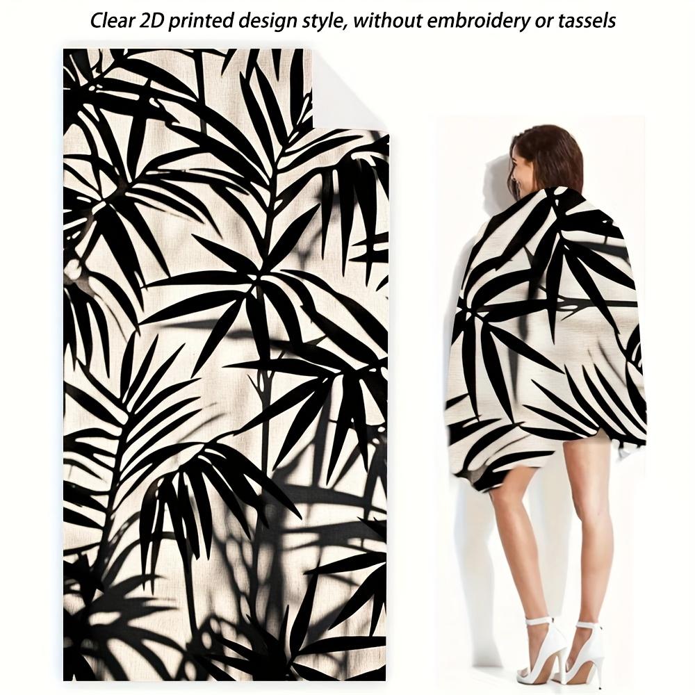 1 Px Bohemian Coastal Luxury Resort Style Beach Towel 80x 130cm-Microfiber, Fast Absorbing and Super Soft Bath Towel