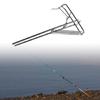 Ground Rod Support Bracket Automatic Double Spring Angles Fishing Rod Stand Rack