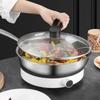 Stainless Steel Nonstick Pan Non-coated Pancake Pan Honeycomb Fry Pan  Induction Cooker