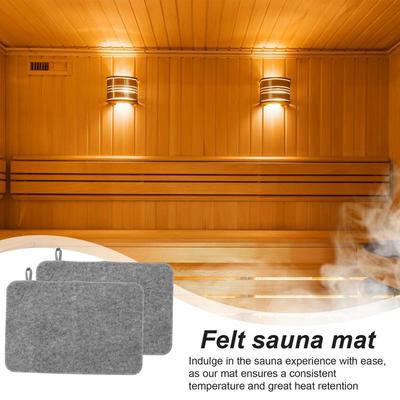 1pc Felt Sauna Mat Felt Heat Insulation Mat Felt Mat Absorption SPA Heat Insulation Mat Water Absorbent Heat Insulation Mat