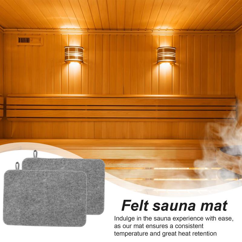 1pc Felt Sauna Mat Felt Heat Insulation Mat Felt Mat Absorption SPA Heat Insulation Mat Water Absorbent Heat Insulation Mat