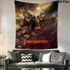 Chicago Fire Wall Tapestry Aesthetic Wall Hanging Printed Fabric Blanket Decorative Tapestries for Bedroom Living Room Home Decor