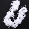 Shawl Scarf Fluffy Plume Ribbon Garland White Feather Boa Dress Up Costume Christmas Decoration