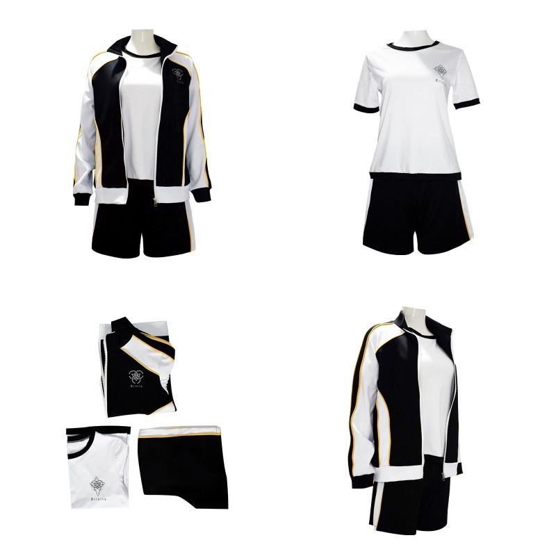 Game Blue Archive Iochi Mari Cosplay Costume Sports Suit Gym Outfit Coat Tshirt