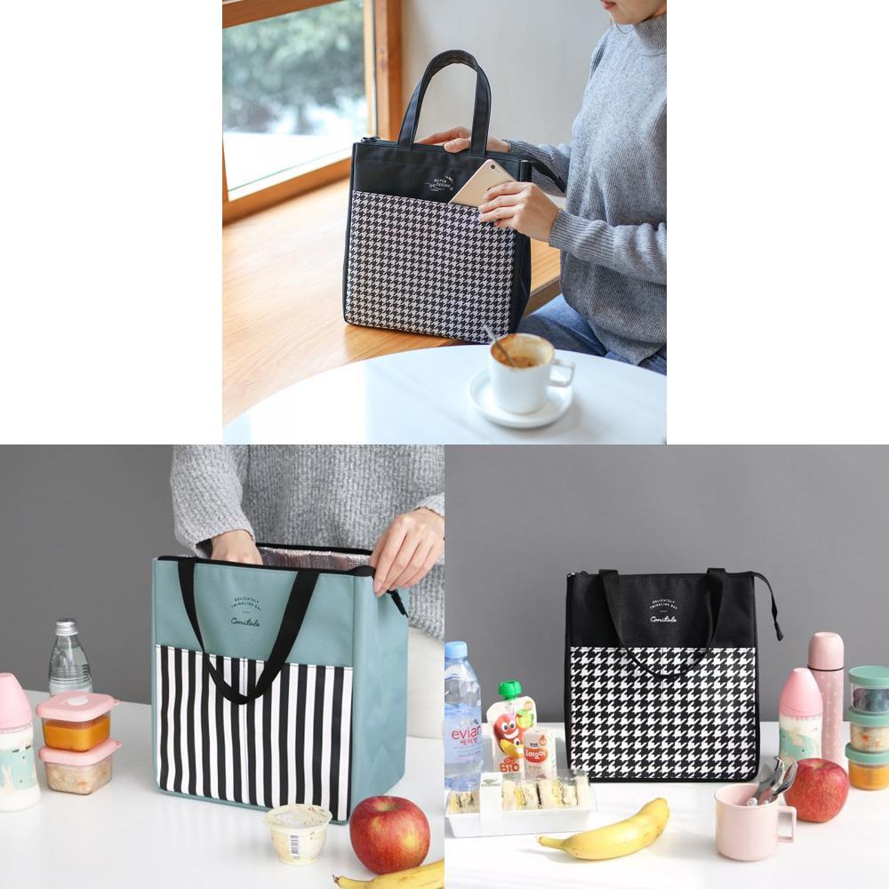 Waterproof Insulated Lunch Box Bag With Aluminum Foil For Mother And Baby Picnic Or Daily Use
