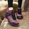Zcoli Outdoor Hiking Shoes for Men and Suitable for Rose Size Women, Waterproof, Non-Slip, Anti-Collision Leather, High-Top, Lightweight, Breathable,