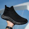 Fashion Breathable Men's Casual Shoes Soft Running Shoes Ankle Boots Socks Shoes Mesh Sneakers Comfort Tennis Shoes Sports Shoes