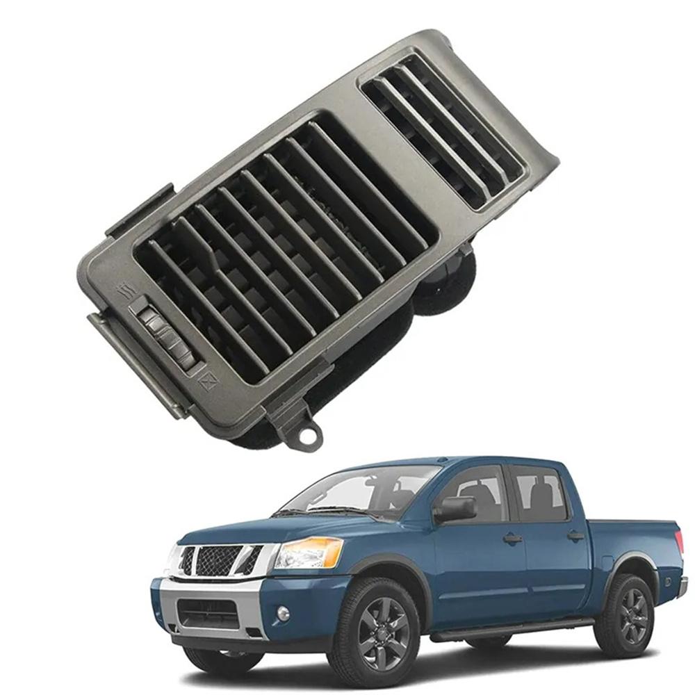 Gray Passenger Side A/C Dash Air Vent Cover Trim RH For Nissan Titan Armada 2004-2006