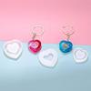 Silicone Pendant Molds Earrings Moulds Hollow Heart Shape Jewelry Pendant Moulds Earring Making Mold for Making Earring