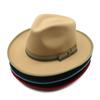 Wool Felt Hat Men'S Trendy Top Hat Classic Gentleman Retro Style Wool Jazz Hat