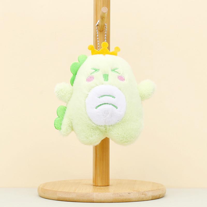 Whimsical Dinosaur Plush Keychain Charming Stuffed Animal Bag Decoration