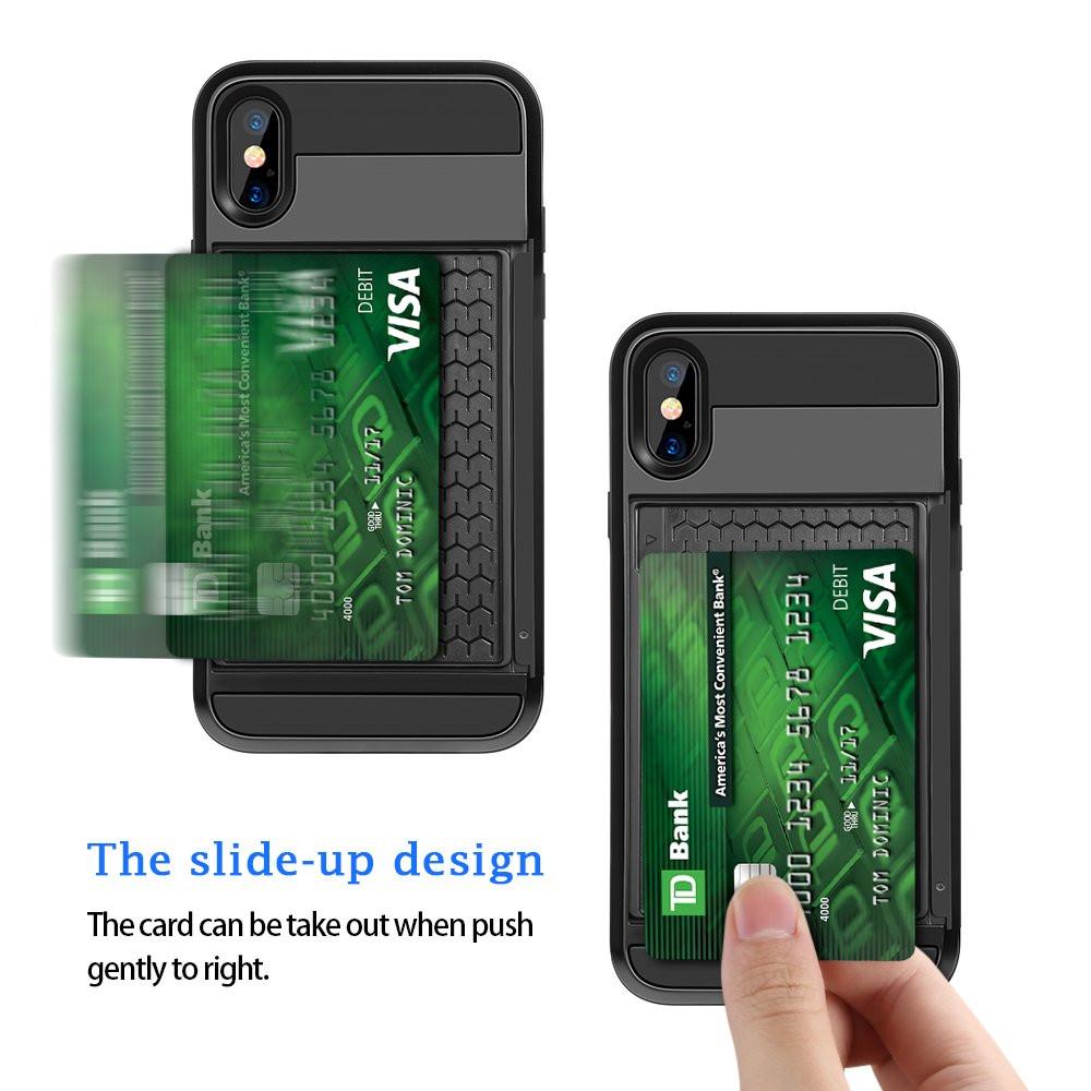 Hybrid-Rüstungs-Hülle für iPhone 14 13 Pro Max Brieftaschen-Hülle Kartenhalter Stoßfester Gummi-Stoßfänger Abdeckung für iPhone 14 Plus Hülle