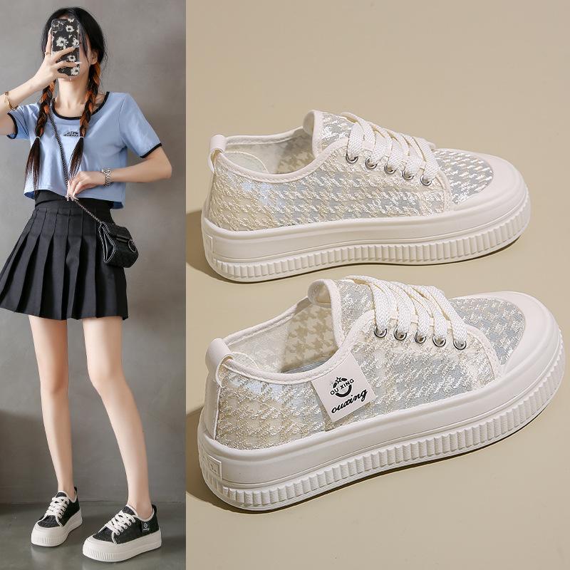 Fashion Chunky Sneakers Women Ladies Sneakers Woman Vulcanize Shoes Platform Shoes Casuales Luxury Designer Canvas Shoes Women