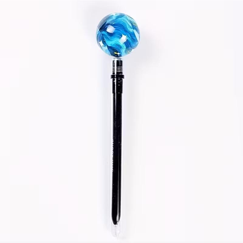 

Magnetic Levitating Pen with 360° Rotating Base 0.5mm Fine Tip Gel Ink for Smooth Writing Stress-Relieving Novelty Desk Decor синій
