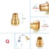 1~10Pcs 20/22/24mm  To 1/2" 3/4" Brass Faucet Aerator Adapter Connector Tap Fitting Connector  Male & Female  Fine/Coarse Tooth