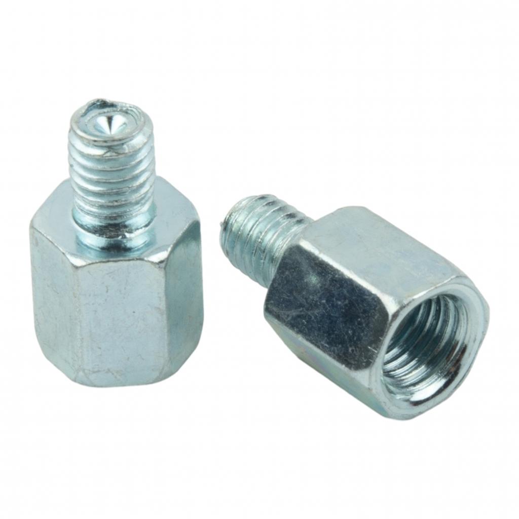 2 Pcs Mirror Adapter Accessories Clockwise Motorcycle Scooter
