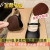 French Mary Jane shoes women's 2025 spring new temperament versatile light mouth single shoes soft sole comfortable retro grandma shoes