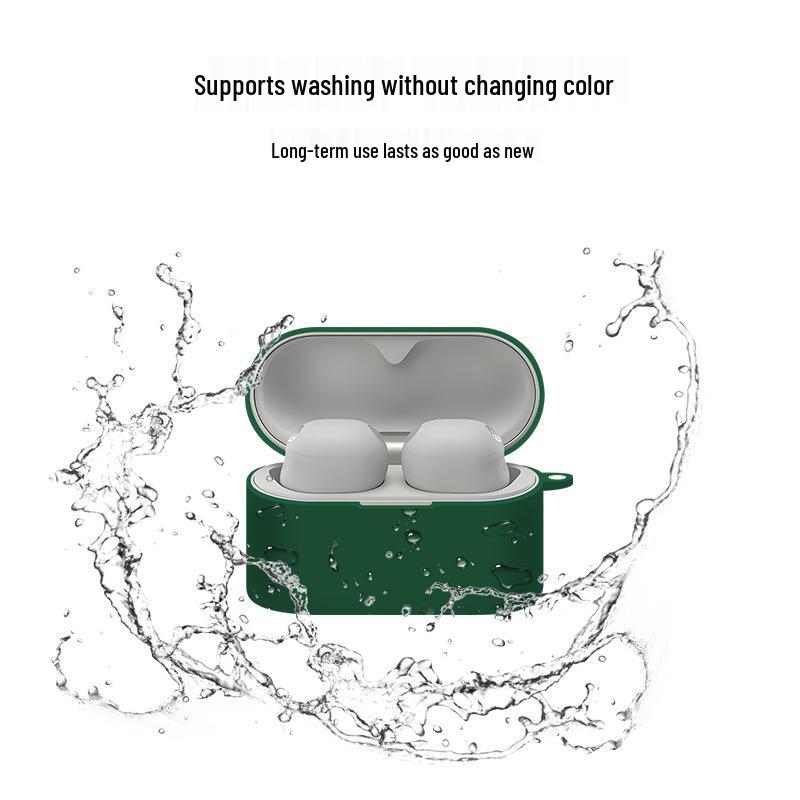 Transparent Silicone Protective Case for Sony WF-1000XM6 Earphones