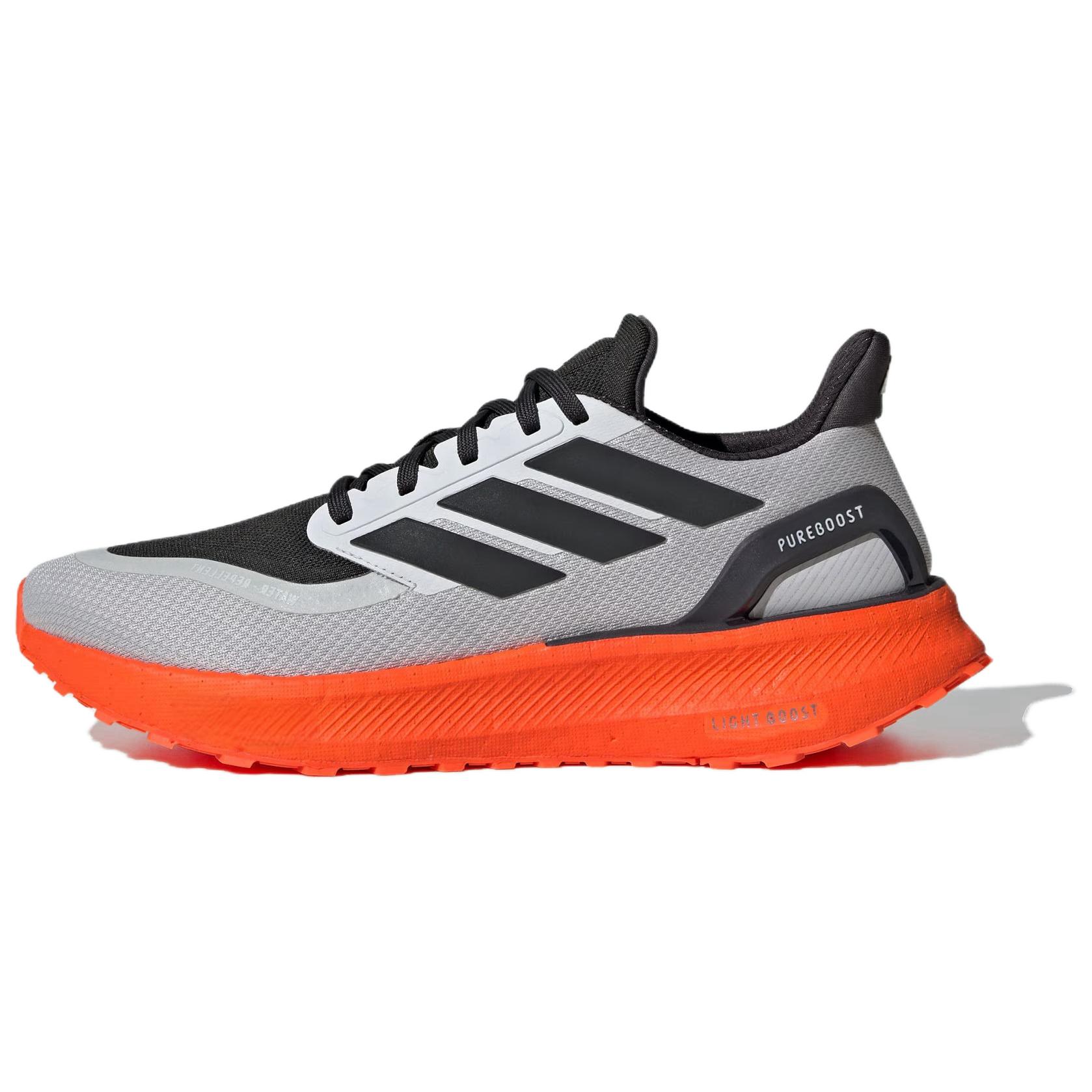 

Adidas Pureboost 5 Comfortable Versatile Non-Slip Wear-Resistant Low-Top Running Shoes Unisex Running Shoes Gray Orange JR7681 40