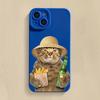 Cute Beer Cat Pattern Silicone Soft Phone Case For Xiaomi Mi 15 14T 13T 12T Pro 14 13 11 Lite NE Poco F6 F5 X5 M6 X7 Pro Cover